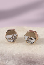 Load image into Gallery viewer, Oasis Studs – White Turquoise