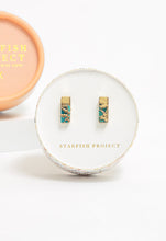 Load image into Gallery viewer, Brayden Turquoise Studs