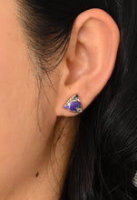 Load image into Gallery viewer, Haven Studs – Royal Purple Emperor Stone