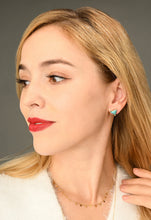Load image into Gallery viewer, Ellie Triangle Turquoise Studs
