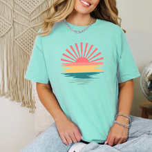 Load image into Gallery viewer, Sunset Distressed Graphic Tee
