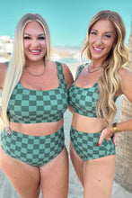 Load image into Gallery viewer, Bali Checkered Swim Top