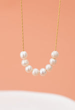 Load image into Gallery viewer, Harmony Pearl Cluster Necklace
