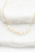 Load image into Gallery viewer, Harmony Pearl Cluster Necklace