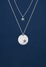 Load image into Gallery viewer, Community Silver Starfish Pendant Necklace Set