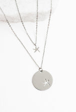 Load image into Gallery viewer, Community Silver Starfish Pendant Necklace Set