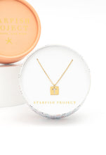 Load image into Gallery viewer, Axis Gold Cross Necklace