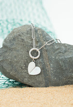 Load image into Gallery viewer, Heart of Mary Necklace Silver
