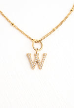 Load image into Gallery viewer, Initial Gold Necklace- Four Charms
