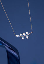 Load image into Gallery viewer, Hope Grows Necklace in Silver &amp; Blue