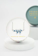 Load image into Gallery viewer, Hope Grows Necklace in Silver &amp; Blue