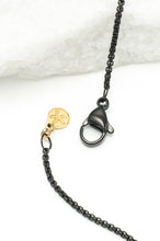 Load image into Gallery viewer, Justice Men's Gold Bar Necklace