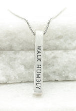 Load image into Gallery viewer, Justice Stainless Bar Necklace