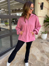 Load image into Gallery viewer, PREORDER: Hendrick Half Zip Hoodie in Nine Colors