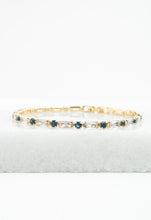Load image into Gallery viewer, Glimmer Something Blue Tennis Bracelet