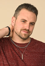 Load image into Gallery viewer, Justice Stainless Bar Necklace
