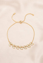 Load image into Gallery viewer, Crystal Vine Zircon and Gold Bracelet