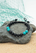 Load image into Gallery viewer, 5 &amp; 2 Teal/Black Unisex Bracelet