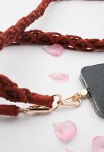 Load image into Gallery viewer, Wear Hope Macramé Crossbody Strap in Terra Cotta