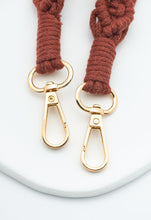 Load image into Gallery viewer, Wear Hope Macramé Crossbody Strap in Terra Cotta