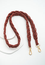 Load image into Gallery viewer, Wear Hope Macramé Crossbody Strap in Terra Cotta