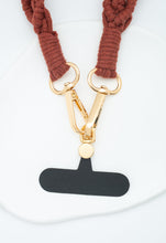 Load image into Gallery viewer, Wear Hope Macramé Crossbody Strap in Terra Cotta