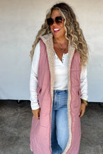 Load image into Gallery viewer, PREORDER: Reversible Sherpa Puffer Vest