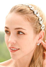 Load image into Gallery viewer, Crystal Serenade Silk Ribbon Headband