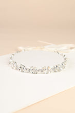 Load image into Gallery viewer, Crystal Serenade Silk Ribbon Headband