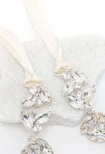 Load image into Gallery viewer, Crystal Serenade Silk Ribbon Headband