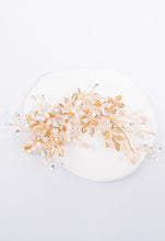 Load image into Gallery viewer, Magnolia Crystal and Zircon Hair Clip
