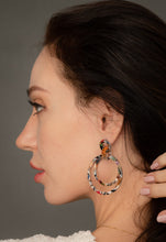Load image into Gallery viewer, Margot Multicolored  Resin Dangle Earrings