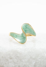 Load image into Gallery viewer, Ribbon of Light Ring in Mint