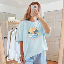 Load image into Gallery viewer, Life is a Beach Enjoy the Waves Graphic Tee