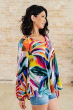 Load image into Gallery viewer, All Over The World Scoop Neck Blouse