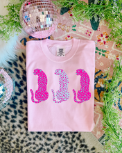 Load image into Gallery viewer, Three Leopards Graphic Tee