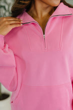 Load image into Gallery viewer, Bonbon Delight Half Zip Pullover in Pink