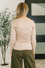 Load image into Gallery viewer, Can You Believe It Basic Long Sleeve Top In Sand