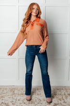 Load image into Gallery viewer, Can't Imagine Why Waffle Knit Contrast Trim Top