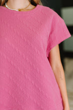 Load image into Gallery viewer, Can't Quit You Drop Shoulder Top in Magenta