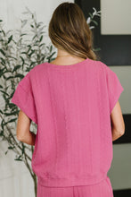 Load image into Gallery viewer, Can't Quit You Drop Shoulder Top in Magenta