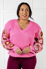 Load image into Gallery viewer, Can't Stop this Feeling V-Neck Knit Sweater
