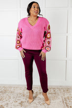 Load image into Gallery viewer, Can't Stop this Feeling V-Neck Knit Sweater