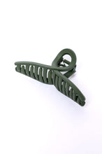 Load image into Gallery viewer, Claw Clip Set of 4 in Forest Green