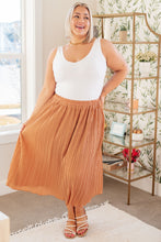 Load image into Gallery viewer, Are You Talking to Me Pleated Midi Skirt