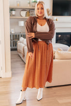 Load image into Gallery viewer, Are You Talking to Me Pleated Midi Skirt