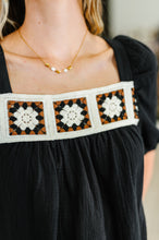 Load image into Gallery viewer, Craft Night Crochet Detail Top