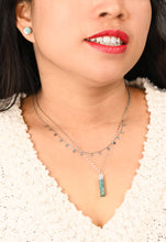 Load image into Gallery viewer, Brayden Turquoise Necklace in Silver