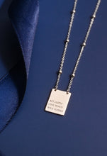 Load image into Gallery viewer, Act Justly Necklace in Sterling Silver