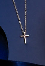 Load image into Gallery viewer, Faithful Sterling Silver Classic Cross Necklace